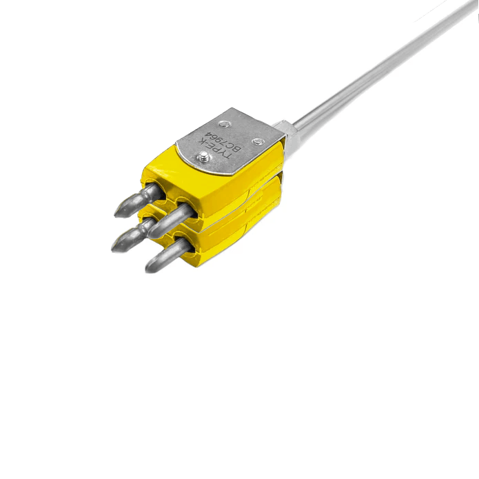Dual K Type Thermocouple Probe 1/4" Diameter x 40" Long (Adjustable) - The Heat Treat Shop