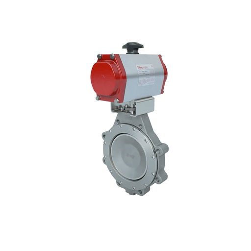 4" Bray Butterfly Valve Series 40 w/ Actuator & Solenoid - The Heat Treat Shop