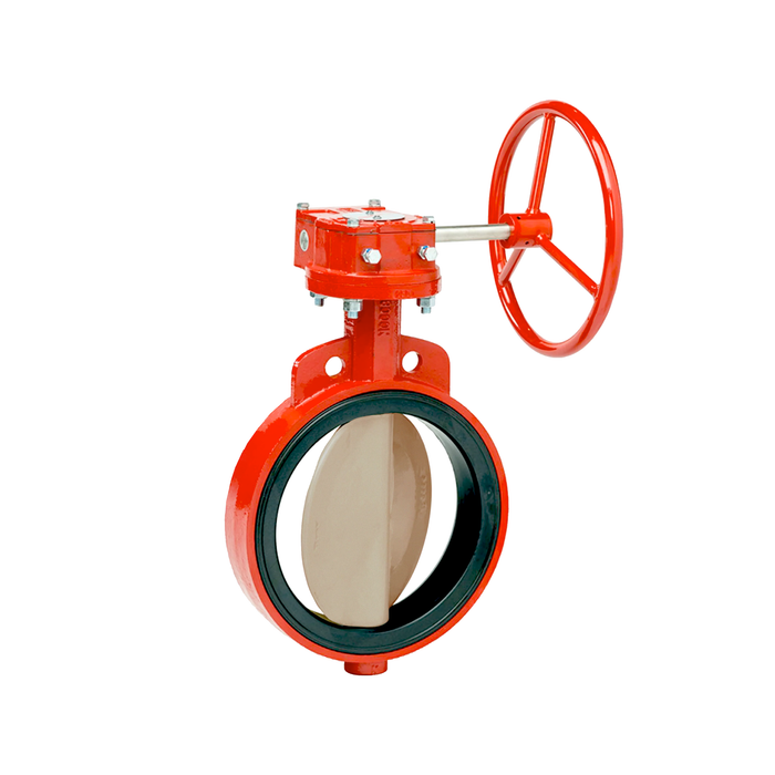 Bray 6" Wafer Valve with Gear Box & Handwheel