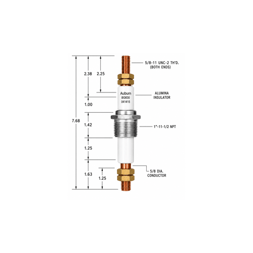 Auburn Electric Feed Through BG-630 - The Heat Treat Shop
