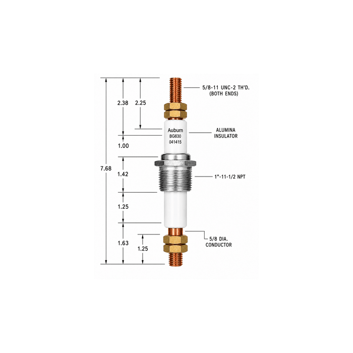 Auburn Electric Feed Through BG-630 - The Heat Treat Shop