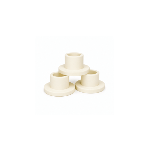 Ceramic Top Hat Washer .562" X 1" Tall X .33"ID X .5"OD 99.8% Alumina - The Heat Treat Shop