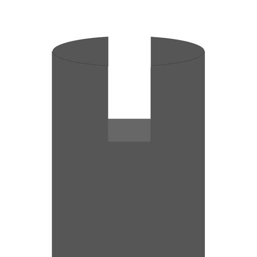 Custom Graphite Hearth Post (Slotted) - The Heat Treat Shop