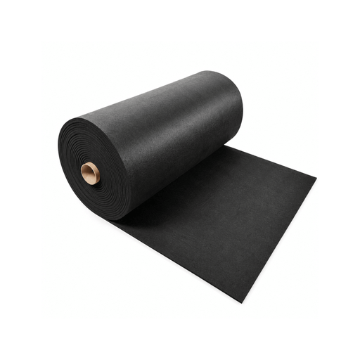 Rayon Graphite Felt 1/2" Thick × 48" Wide × 50' Long Roll - The Heat Treat Shop