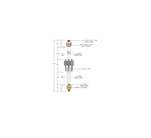 Auburn Power Feed Through BG-250-LLH - The Heat Treat Shop