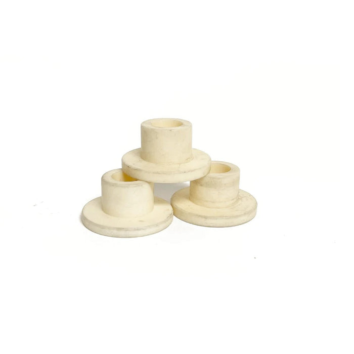 Ceramic Top Hat Washer .562" X 1" Tall X .33"ID X .5"OD 99.8% Alumina - The Heat Treat Shop