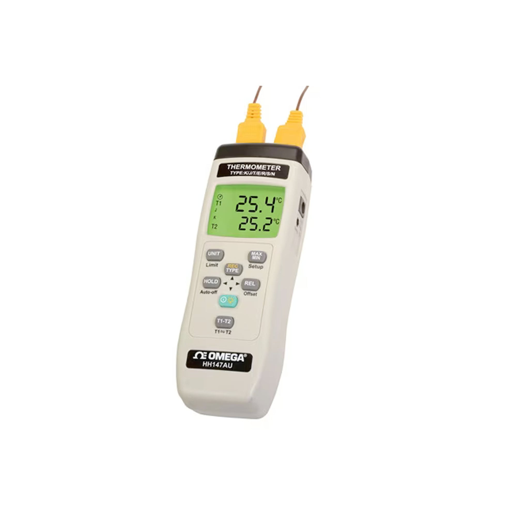 Omega 2-Channel Thermocouple Thermometer with Data Logging — The Heat ...