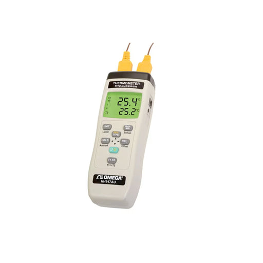 Omega 2-Channel Thermocouple Thermometer with Data Logging - The Heat Treat Shop