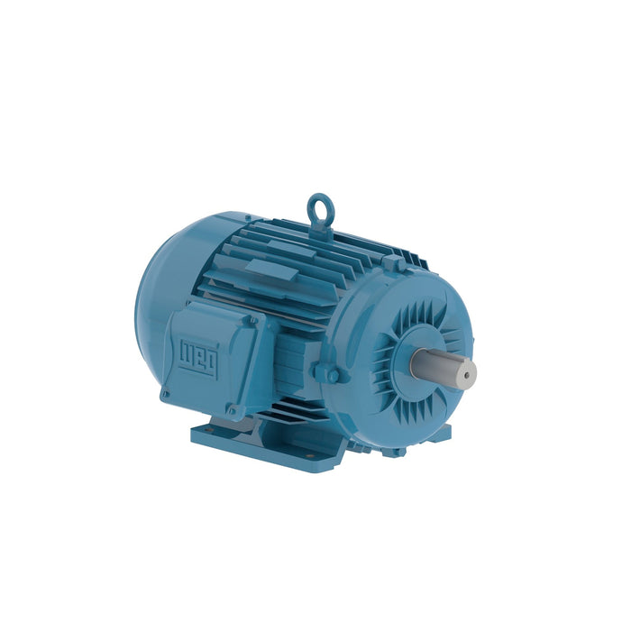 Weg 3HP Motor, W22 Cast, 182/4T Frame, 3 Phase, 1800 RPM | 00318ET3E182T-W22 - The Heat Treat Shop